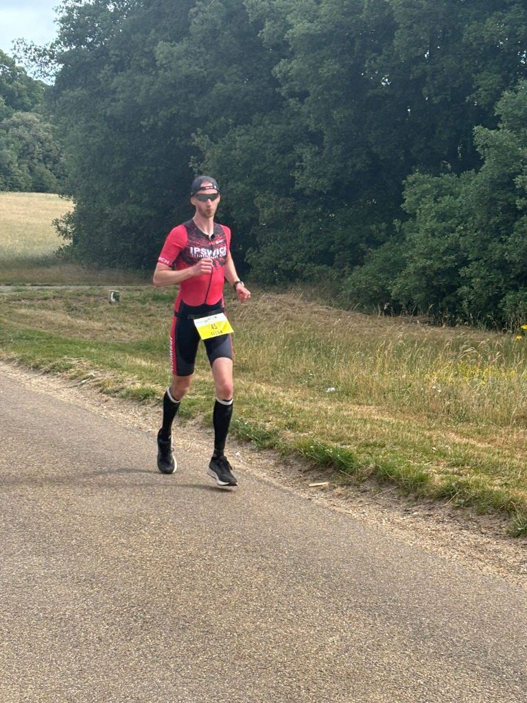 Jacob in the pain cave on the run